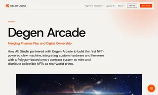 Preview of the Degen Arcade Case Study