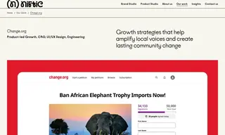 Preview of the Change.org Case Study