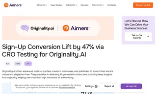 Preview of the Originality.ai Case Study