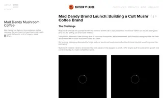 Preview of the Mad Dandy Mushroom Coffee Case Study