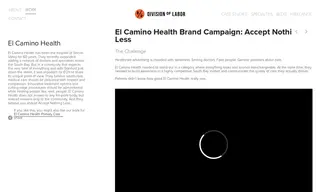 Preview of the El Camino Health Case Study