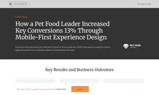 Preview of the Premium Pet Food Brand Case Study