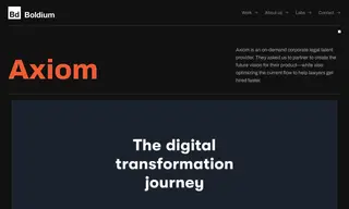 Preview of the Axiom Case Study