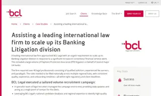 Preview of the Leading International Law Firm Case Study