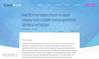 Preview of the Health Insurance Company Case Study