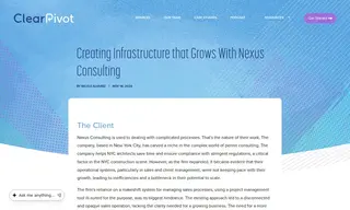 Preview of the Nexus Consulting Case Study