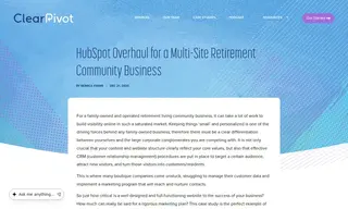 Preview of the Family-owned and Operated Retirement Living Community Business Case Study