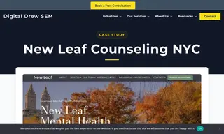 Preview of the New Leaf Counseling NYC Case Study