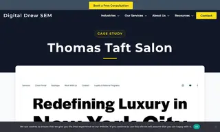 Preview of the Thomas Taft Salon Case Study