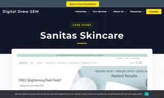 Preview of the Sanitas Skincare Case Study