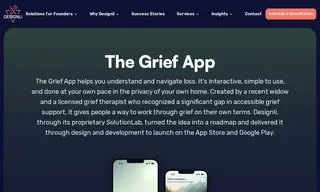 Preview of the The Grief App Case Study