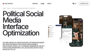 Preview of the Political Mobile App Redesign and Optimization Case Study
