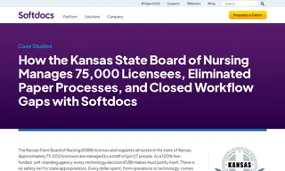 Preview of the Kansas State Board of Nursing Case Study
