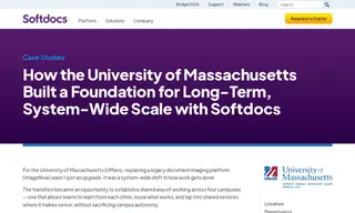 Preview of the University of Massachusetts Case Study