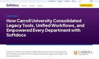 Preview of the Carroll University Case Study