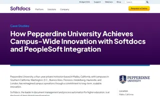 Preview of the Pepperdine University Case Study