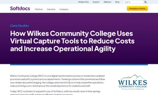 Preview of the Wilkes Community College Case Study
