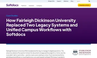 Preview of the Fairleigh Dickinson University Case Study