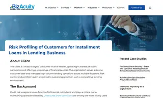 Preview of the Canada’s Largest Consumer Finance Retailer Case Study