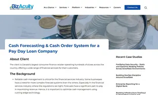 Preview of the Canada’s Largest Consumer Finance Retailer Case Study