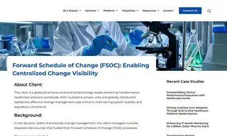 Preview of the Global Pharmaceutical and Biotechnology Leader Case Study