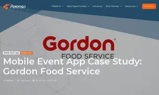 Preview of the Gordon Food Service Case Study