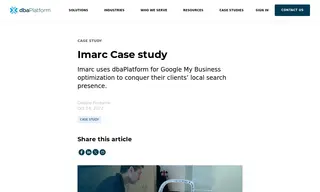 Preview of the Imarc Case Study