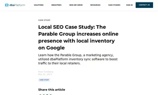 Preview of the The Parable Group Case Study