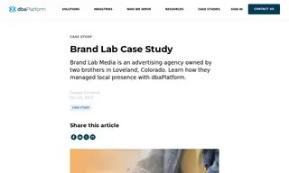 Preview of the Brand Lab Media Case Study