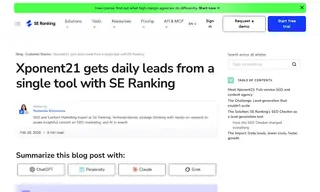 Preview of the Xponent21 Case Study