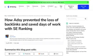 Preview of the Adsy Case Study