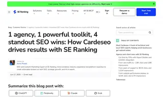 Preview of the Cardeseo Case Study