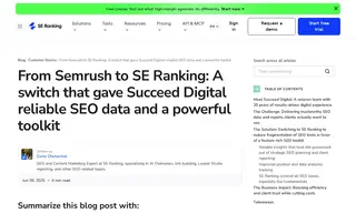 Preview of the Succeed Digital Case Study