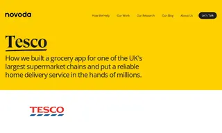 Preview of the Tesco Case Study