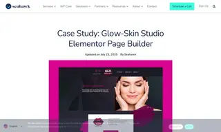 Preview of the Glow-Skin Studio Case Study