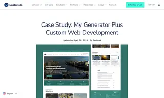 Preview of the My Generator Plus Case Study