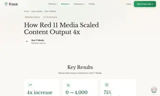 Preview of the Red 11 Media Case Study