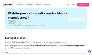 Preview of the Wahi Case Study
