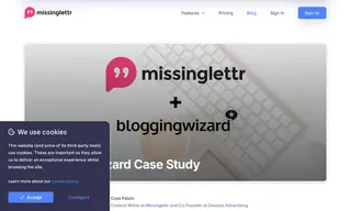 Preview of the Blogging Wizard Case Study