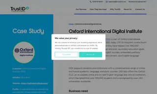 Preview of the Oxford International Digital Institute (oidi) Case Study