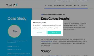 Preview of the King's College Hospital NHS Foundation Trust Case Study
