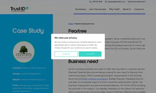Preview of the Peartree Cleaning Services Case Study