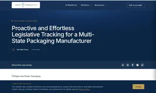 Preview of the Multi-State Packaging Manufacturer Case Study
