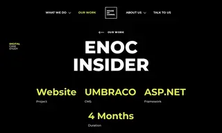 Preview of the ENOC Case Study