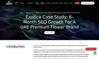 Preview of the Exotica Case Study