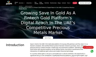 Preview of the Save in Gold Case Study