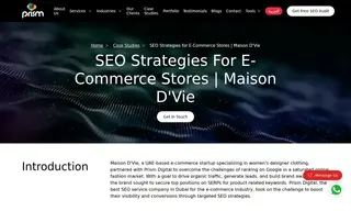 Preview of the Maison D'Vie Case Study