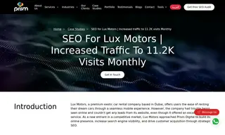Preview of the Lux Motors Case Study