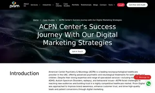 Preview of the American Center Psychiatry & Neurology (acpn) Case Study