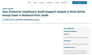 Preview of the Multi-entity Specialty-healthcare Group Case Study
